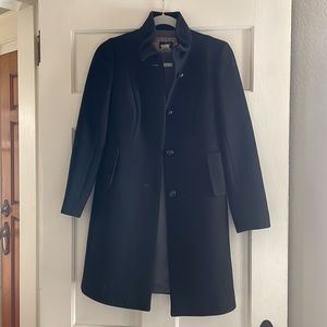 JCREW black womens peacoat